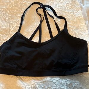Lululemon Athletica Black Strappy Sports Bra